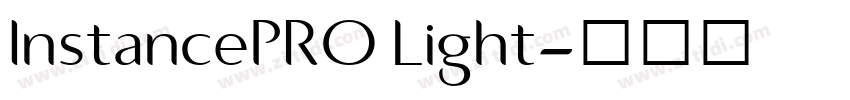 InstancePRO Light字体转换 InstancePRO Light字体转换